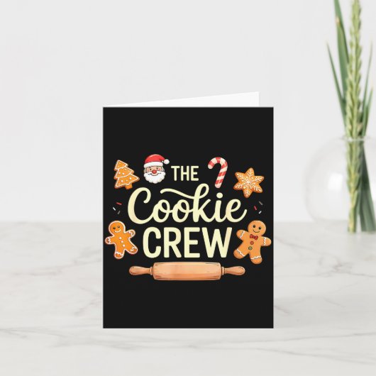 Carte The Cookie Crew Christmas Baking Cookie Lover  (Devant)