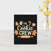 Carte The Cookie Crew Christmas Baking Cookie Lover  (Fleur jaune)