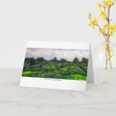 Carte The Course GREETING (Fleur jaune)