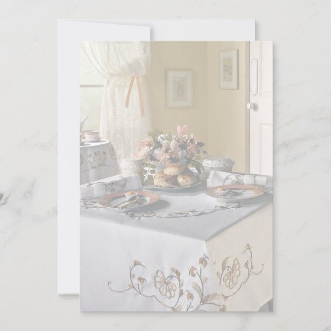 Carte Thé de l'après-midi (Devant)