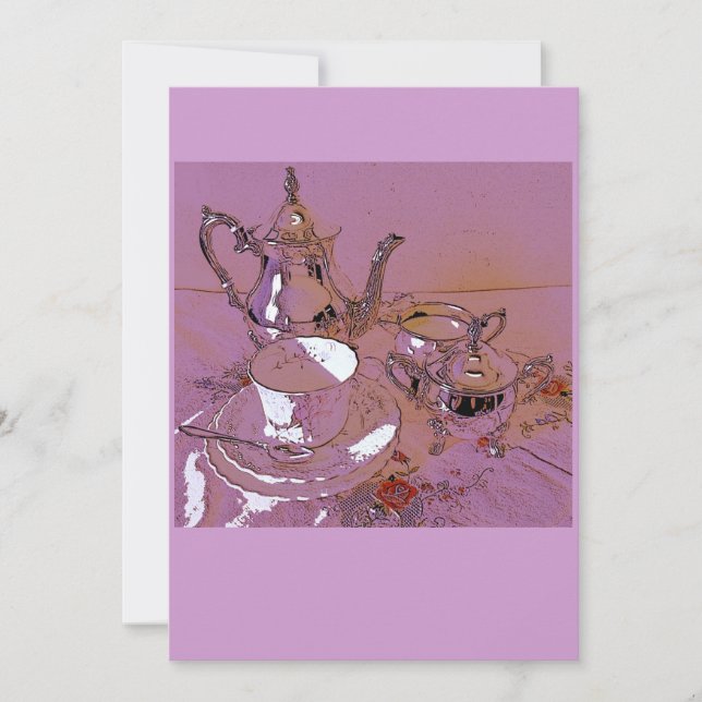 Carte Thé de l'après-midi (Devant)