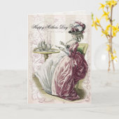 Carte Thé de l'après-midi ! Bonne fête des mères (Fleur jaune)