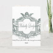 Carte Thé De L'Après-Midi, Joyeux Anniversaire, (Dos)