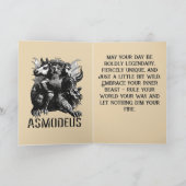 Carte The Devil Personified Illustration Asmodeus (Intérieur)