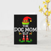 Carte The Dog Mom Elf Christmas Family Matching Pajama M (Fleur jaune)