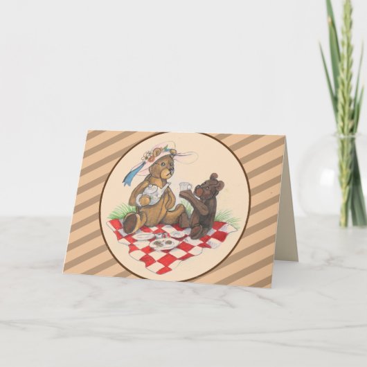 Carte Thé d'ours de nounours (Devant)