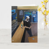 Carte The Drunken Sailor Painting by Alfred Fox (Fleur jaune)