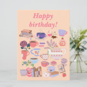 Carte Thé Et Livres (Debout devant)