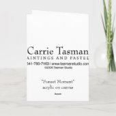 Carte Thé et soeurs (Dos)