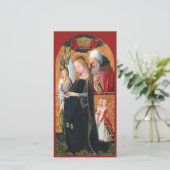 Carte The Expectant Madonna with Saint Joseph Flat Card (Debout devant)