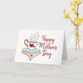 Carte Thé Fête des Mères (Fleur jaune)