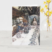 Carte : Thé fou de chapelier - Alice au pays des (Fleur jaune)