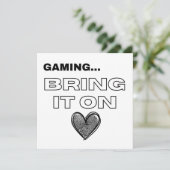 Carte The Gamer Card (Debout devant)