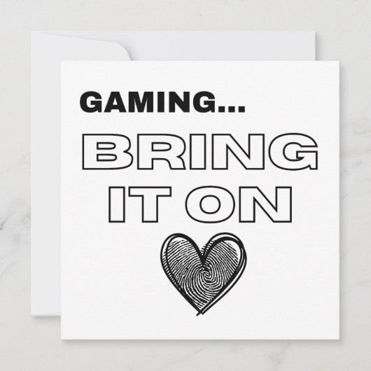 Carte The Gamer Card (Devant)