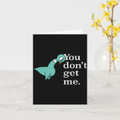 Carte The Geon You Dont Get Me Kids Smoke G  (Fleur jaune)