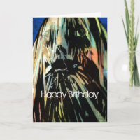 'The Ghost in the Canvas' Birthday Card