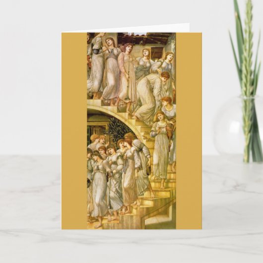 Carte "The Golden Stairs", par Edward Burne-Jones (Devant)