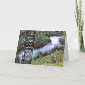 Carte The Goodness of the Lord - Scripture Card