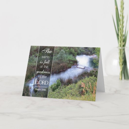 Carte The Goodness of the Lord - Scripture Card (Devant)