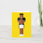 Carte The Greatest – Boxing Legend Greeting Card (Devant)