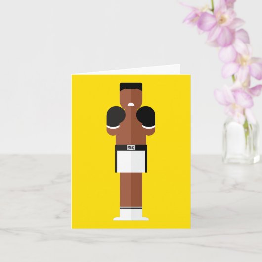 Carte The Greatest – Boxing Legend Greeting Card (Orchidée)