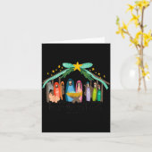 Carte The Greatest Gift For All Christmas Nativity Jesus (Fleur jaune)
