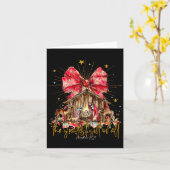 Carte The Greatest Gift For All Christmas Nativity Jesus (Fleur jaune)