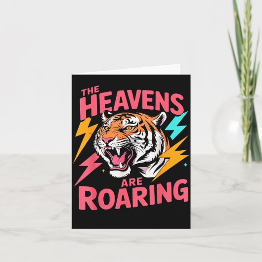 Carte The Heavens Are Roaring Psalm 19_1 Tiger Christian (Devant)