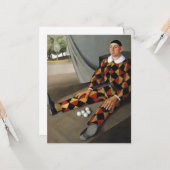 Carte The Juggler (par Antonio Donghi) (Devant/Arrière en situation)