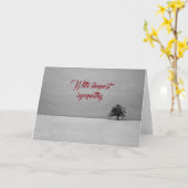 Carte The Lonely tree (Fleur jaune)