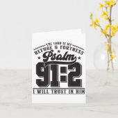 Carte The Lord Is My Refuge & Fortress – Psalm 91_2 (Fleur jaune)