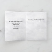 Carte “The Lord Watches Over You”  (Intérieur)