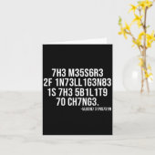 Carte The Measure Of Intelligence Coded Motivational Sci (Fleur jaune)