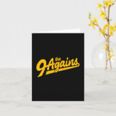 Carte The New 9 Agains Bowling Team  (Fleur jaune)