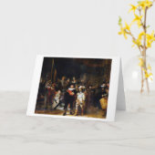 Carte The Night Watch, Rembrandt, 1642 (Fleur jaune)