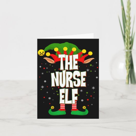 Carte The Nurse Elf Christmas (Devant)