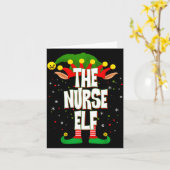 Carte The Nurse Elf Christmas (Fleur jaune)