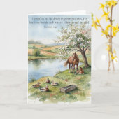 Carte The Peace of Jesus, Our Shepherd: Psalm 23 (Fleur jaune)