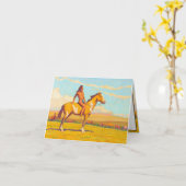 Carte The Pony Boy, 1920 par Maynard Dixon (Fleur jaune)