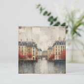 Carte The Quarters Design 01 - Flat Card (Debout devant)