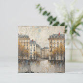 Carte The Quarters Design 03 - Flat Card (Debout devant)