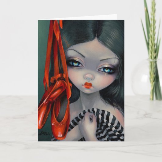Carte "The Red Shoes" Greeting Card (Devant)