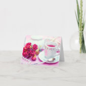Carte Thé rose (Devant)