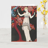 Carte The Science Tree Evening Dress - George Barbier (Fleur jaune)