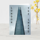 Carte The Shard, Londres (Fleur jaune)