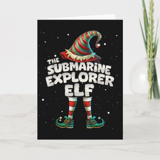 Carte The Submarine Explorer Elf Family Matching Group C (Devant)