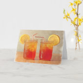 Carte Thé sucré pour deux ans du Sud (Fleur jaune)