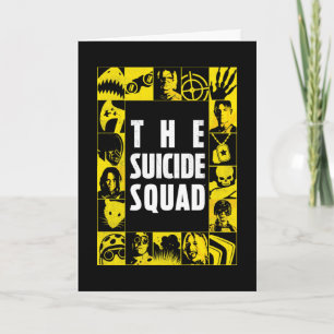 Carte The Suicide Squad   Yellow & Black Icon Blocks