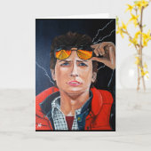 Carte The Time Traveller Painting by Alfred Fox (Fleur jaune)