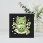 Carte thé vert matcha (Debout devant)